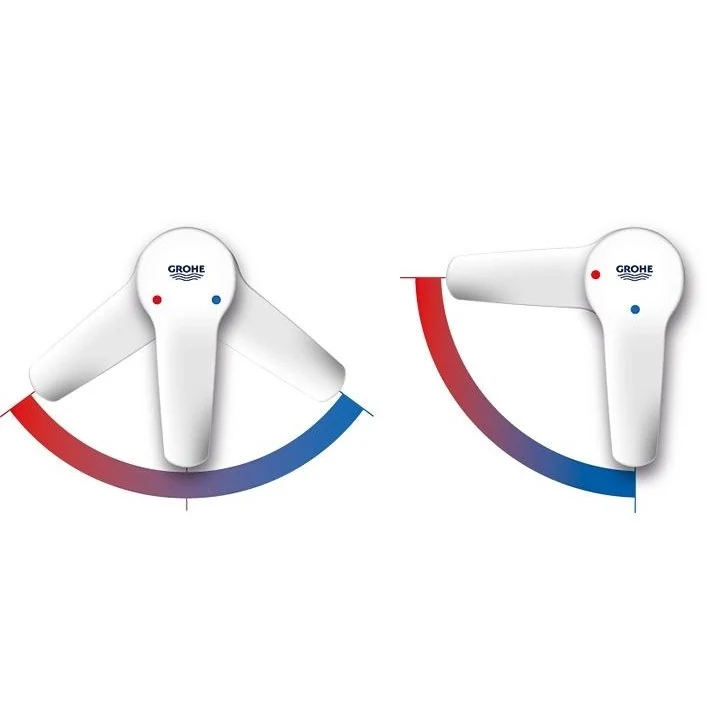 Baterie lavoar Grohe Eurosmart, cu ventil pop-up, coldstart, marime S