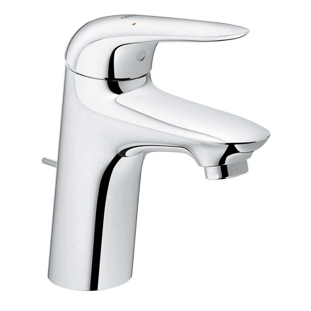 Baterie lavoar Grohe Eurostyle, cu ventil pop-up, marime S, maner plin