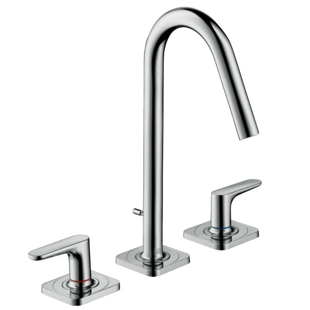 Baterie lavoar Hansgrohe Axor Citterio M 160, dubla comanda, cu ventil pop-up, manere tip L
