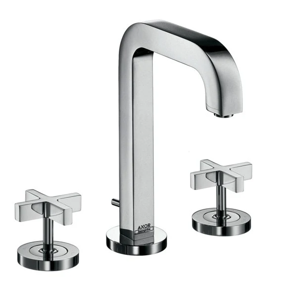 Baterie lavoar Hansgrohe Axor Citterio 170, dubla comanda, cu ventil pop-up, manere cruce