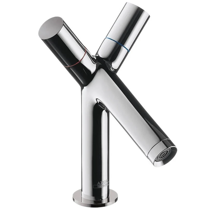 Baterie lavoar Hansgrohe Axor Starck 80, dubla comanda, cu ventil pop-up