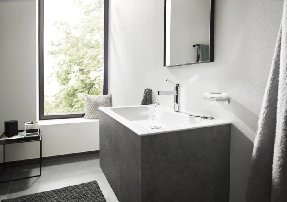 Baterie lavoar Hansgrohe Finoris, cu ventil H16 cm
