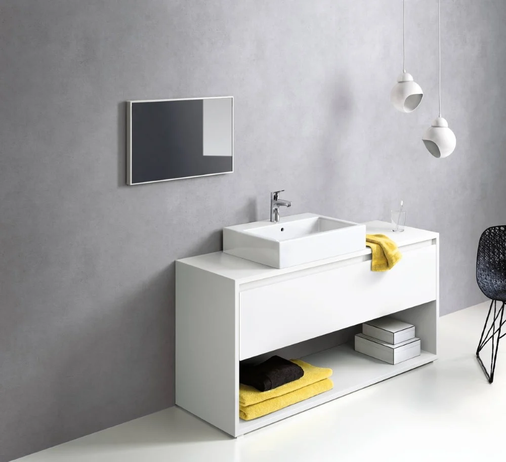 Baterie lavoar Hansgrohe Focus 100, cu ventil metalic pop-up