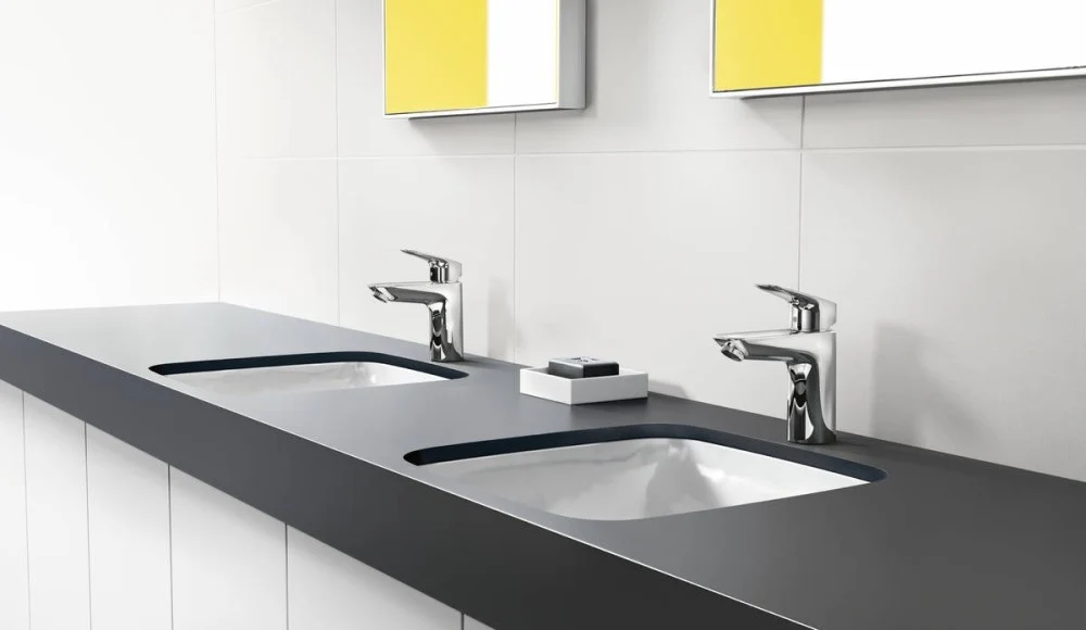 Baterie lavoar Hansgrohe Logis 100, cu ventil click-clack