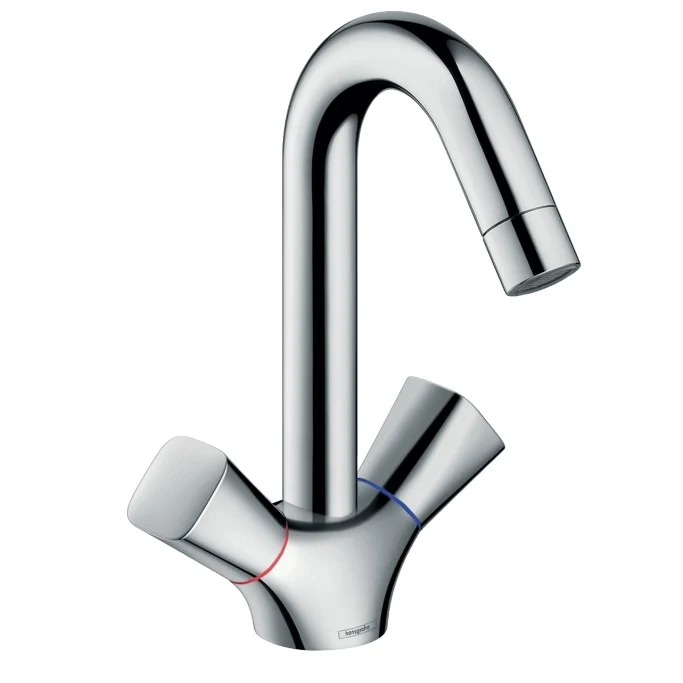 Baterie lavoar Hansgrohe Logis 150, dubla comanda, cu ventil pop-up