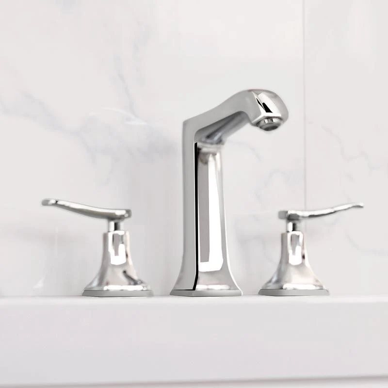 Baterie lavoar Hansgrohe Metropol Classic, dubla comanda, cu preaplin si manare alungite, H20 cm