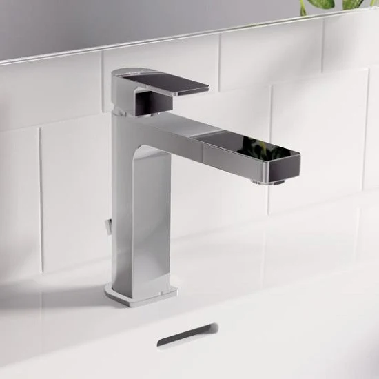 Baterie lavoar Ideal Standard Edge Grande, cu ventil pop-up metalic