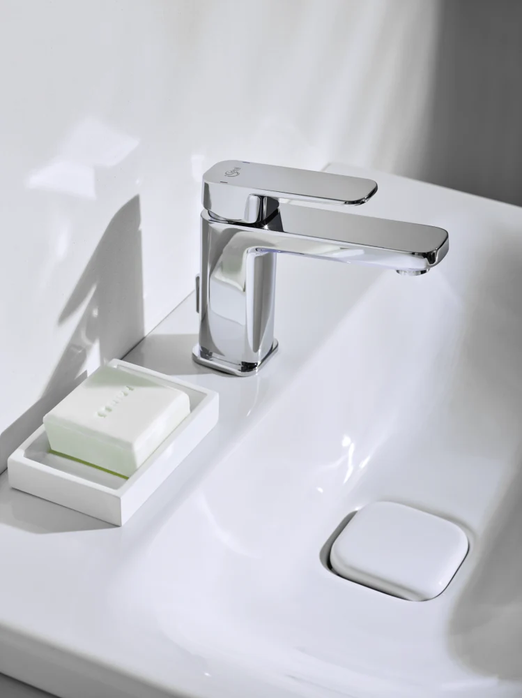 Baterie lavoar Ideal Standard Tonic II, set de scurgere cu tija