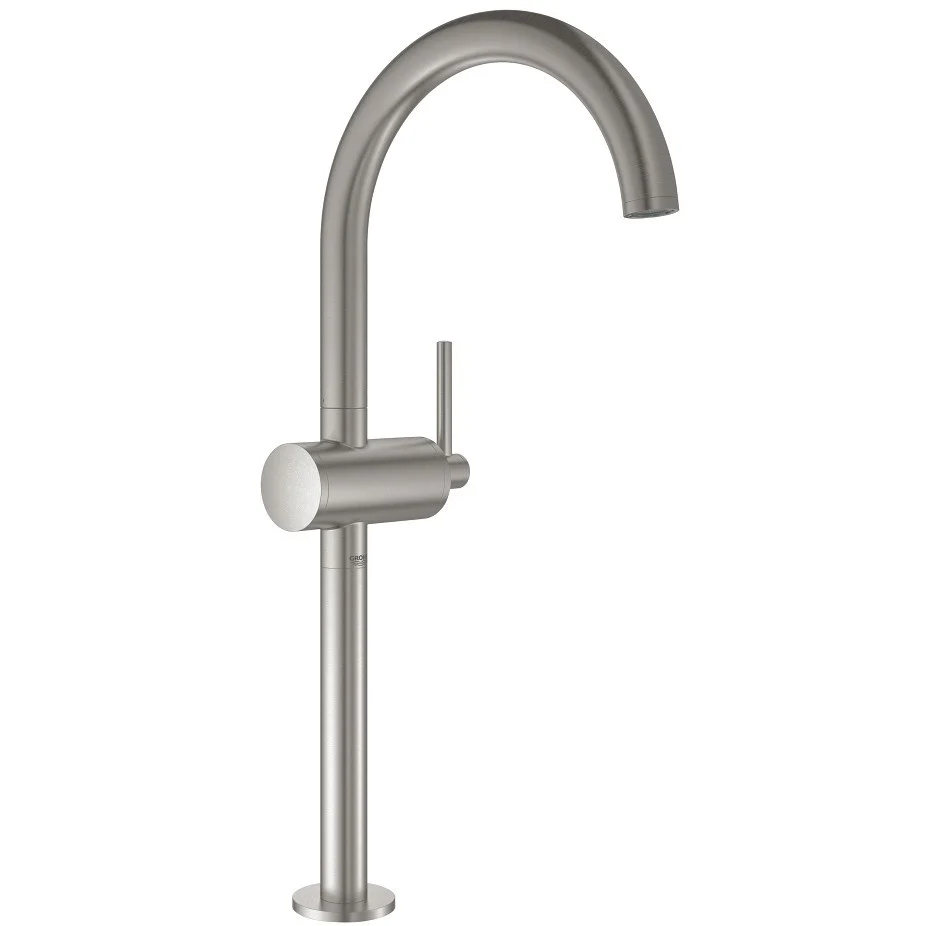 Baterie lavoar inalta aspect inox Grohe Atrio XL