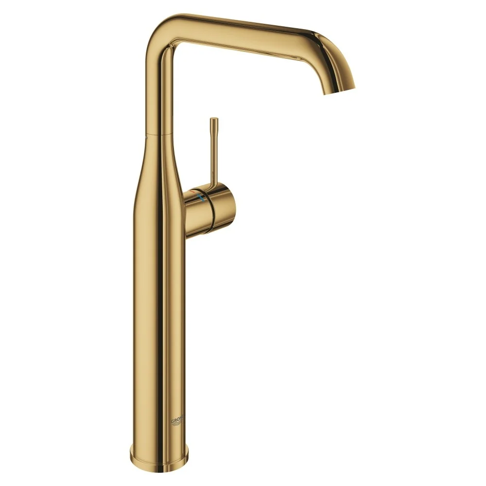 Baterie lavoar inalta aurie Grohe Essence, XL fara ventil