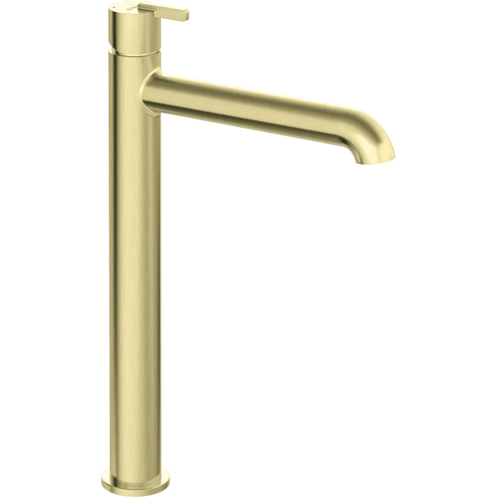 Baterie lavoar inalta auriu periat Deante Silia, H34 cm