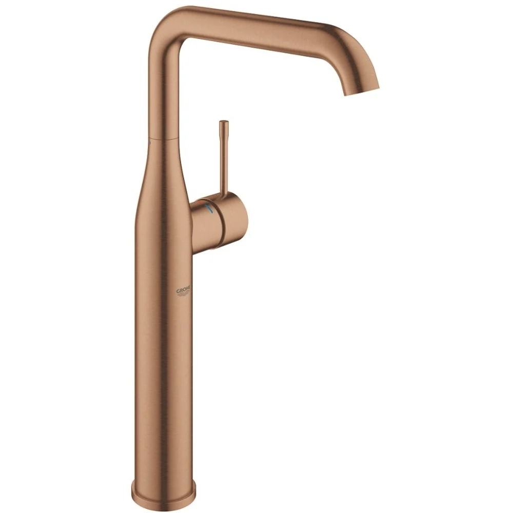 Baterie lavoar inalta cupru mat Grohe Essence, XL fara ventil