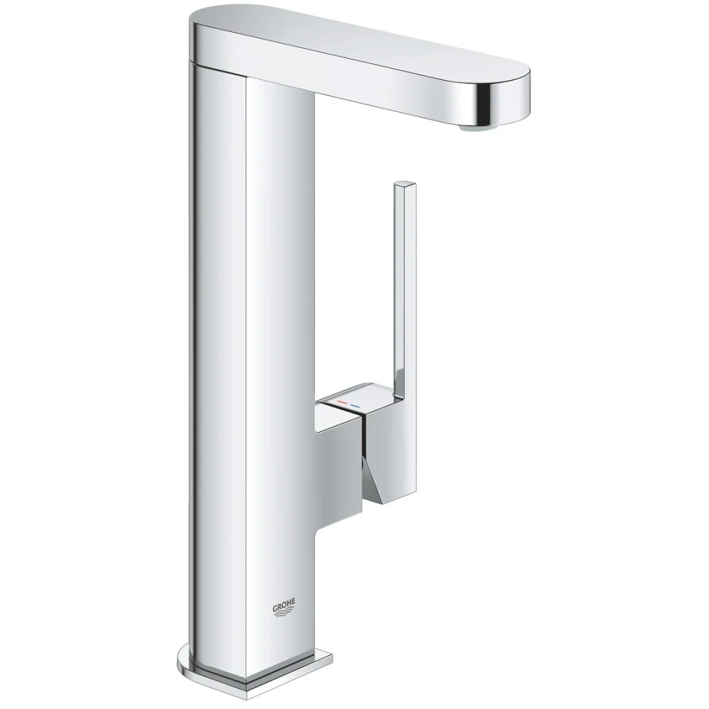 Baterie lavoar inalta Grohe Plus, cu dus extractibil marime L, ventil click-clack
