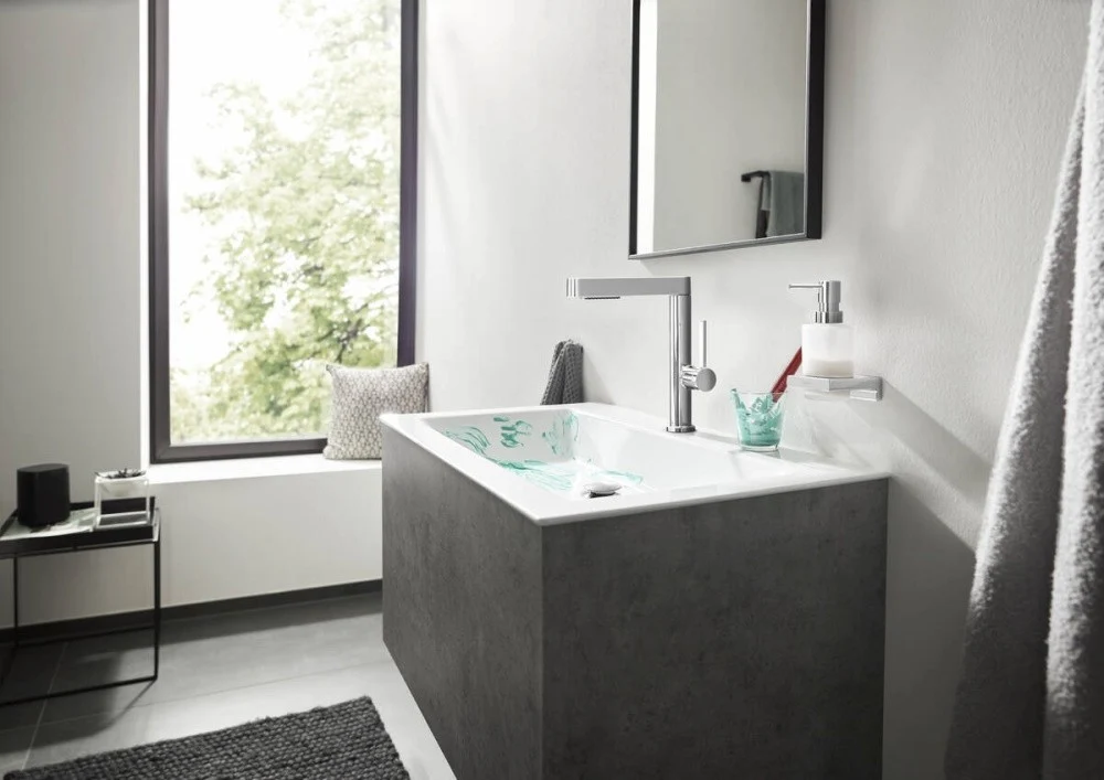 Baterie lavoar inalta Hansgrohe Finoris, cu ventil H23 cm