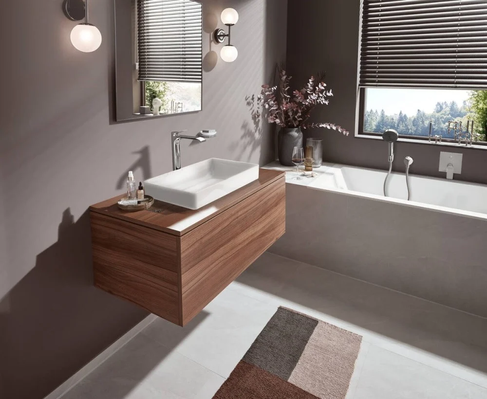 Baterie lavoar inalta Hansgrohe Vivenis, cu ventil pop-up H31 cm