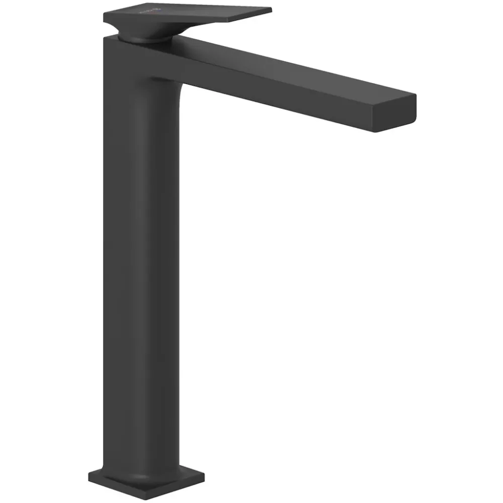 Baterie lavoar Kludi Decus fara ventil, H29 cm, negru mat