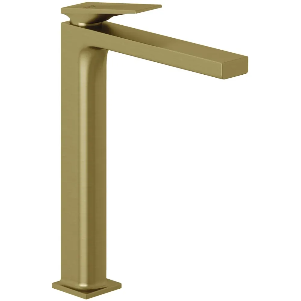 Baterie lavoar Kludi Decus fara ventil, H29 cm, auriu periat (brushed gold PVD)