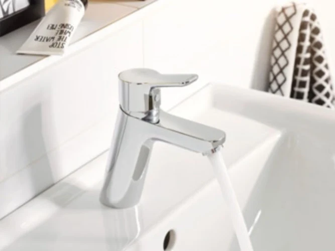 Baterie lavoar Kludi Pure&Easy 100, cu ventil pop-up metalic