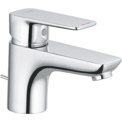 Baterie lavoar Kludi Pure&Style, H12 cm, ventil pop-up metalic