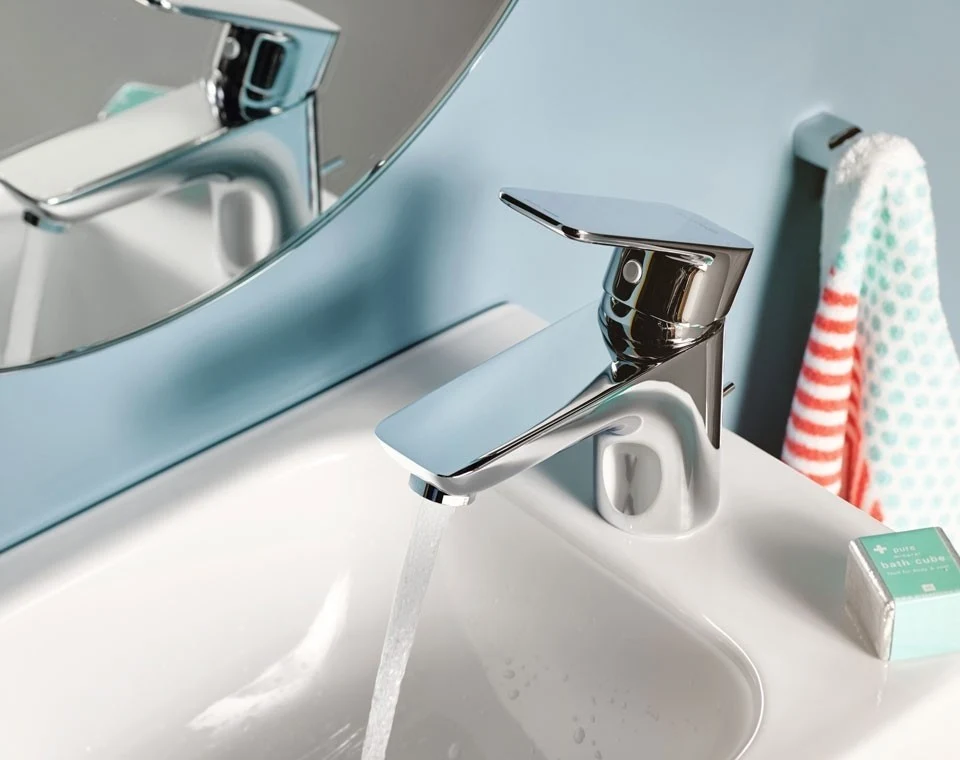 Baterie lavoar Kludi Pure&Style, H12 cm, ventil pop-up metalic