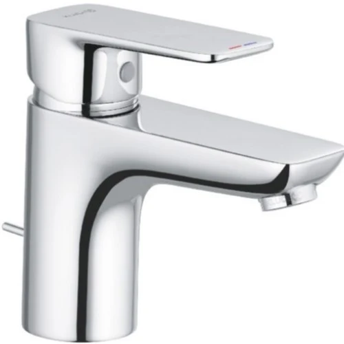 Baterie lavoar Kludi Pure&Style, H13 cm, ventil pop-up metalic