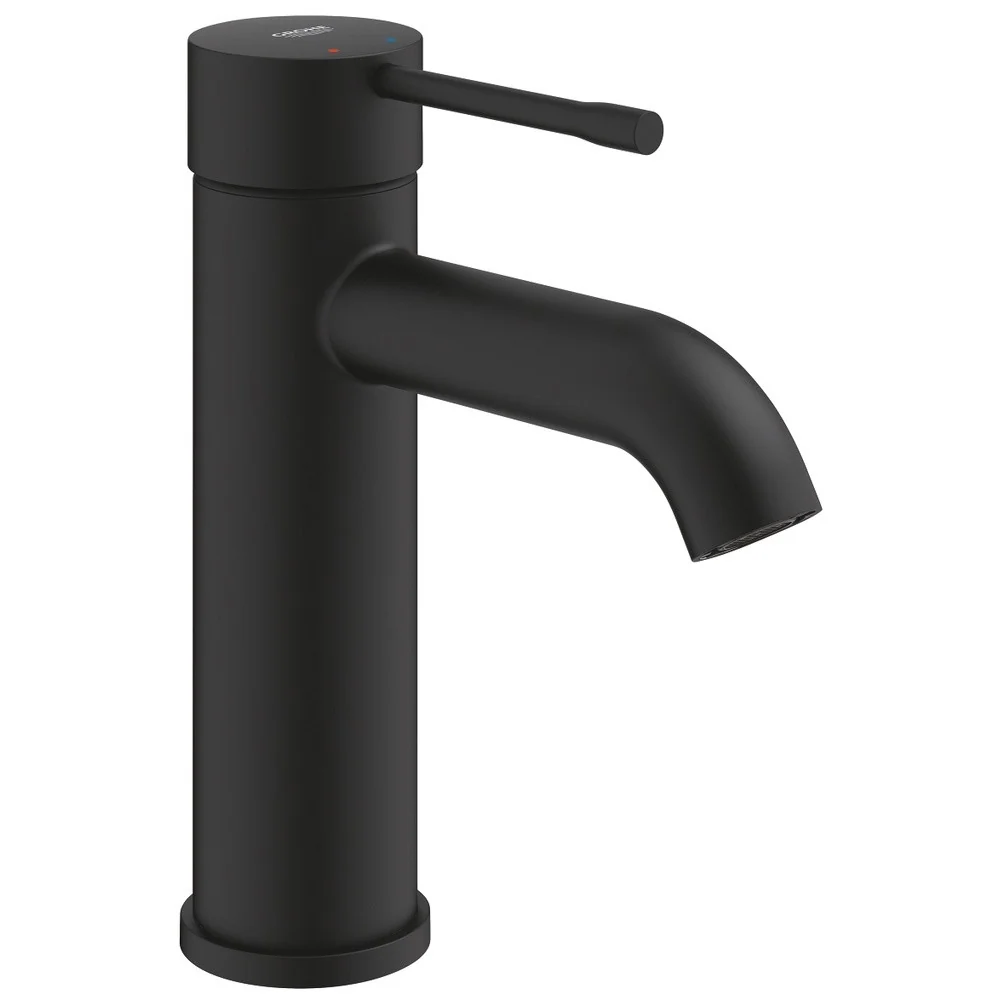 Baterie lavoar neagra mat Grohe Essence, marime S