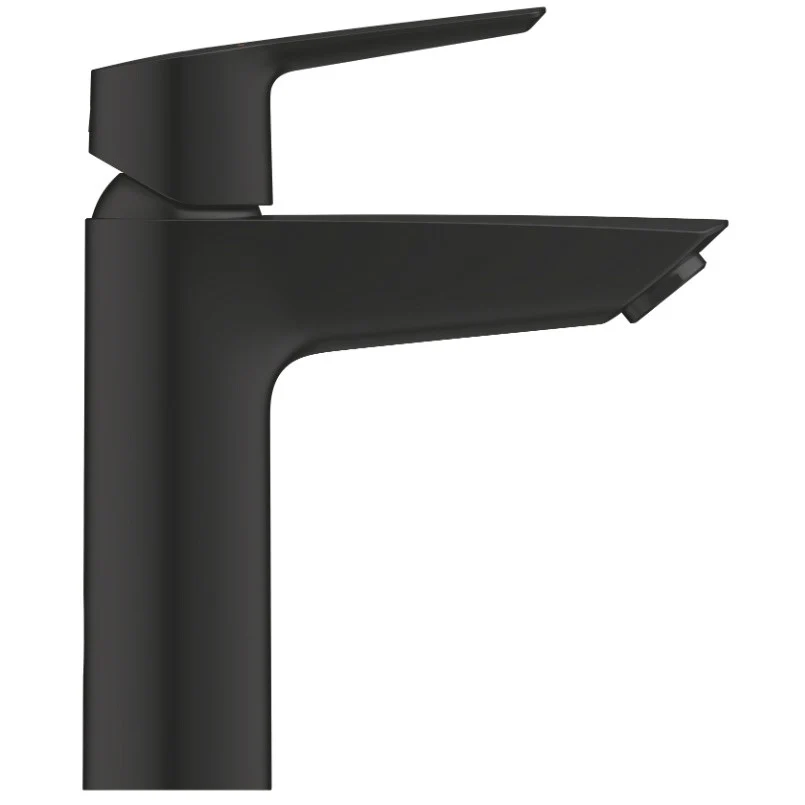 Baterie lavoar neagra mat Grohe Start, cu ventil click-clack, marimea M