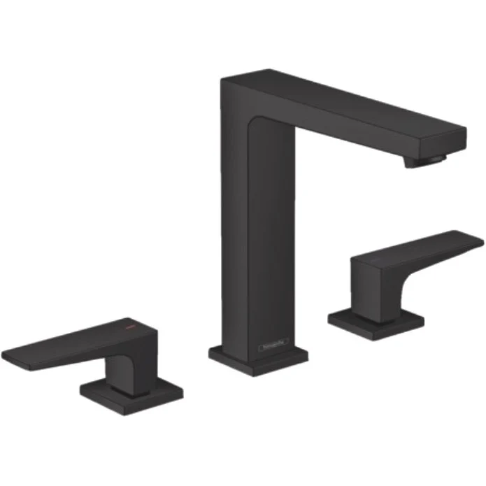 Baterie lavoar neagra mat Hansgrohe Metropol 160, dubla comanda
