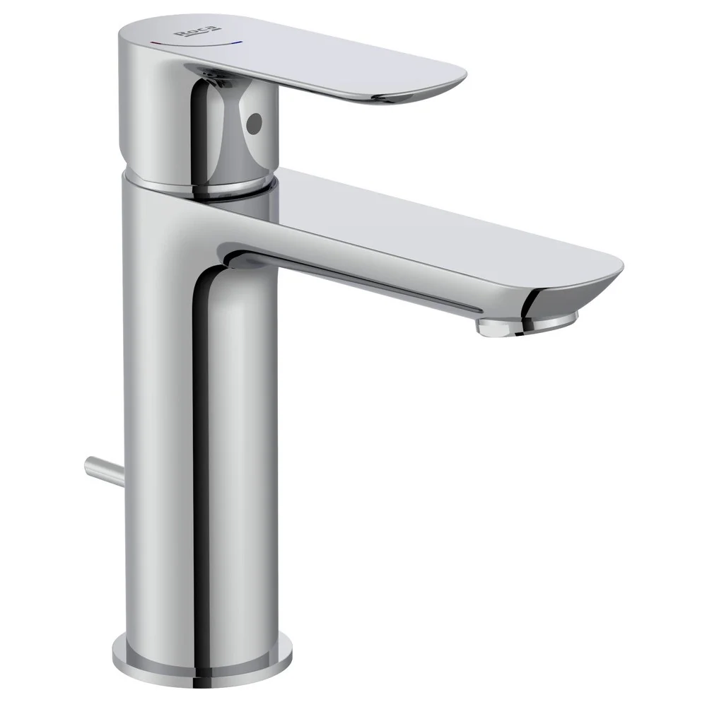 Baterie lavoar Roca Cala Cold Start, H16 cm, cu ventil pop-up