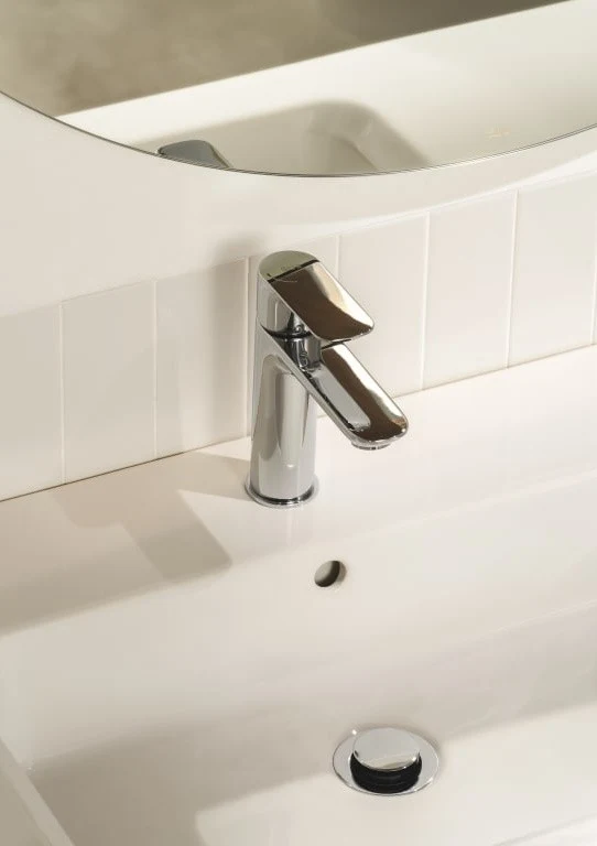 Baterie lavoar Roca Cala Cold Start, H16 cm, cu ventil pop-up