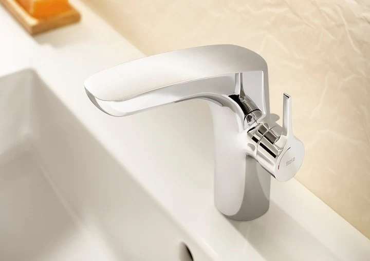 Baterie lavoar Roca Insignia Cold Start, H17 cm, ventil click-clack