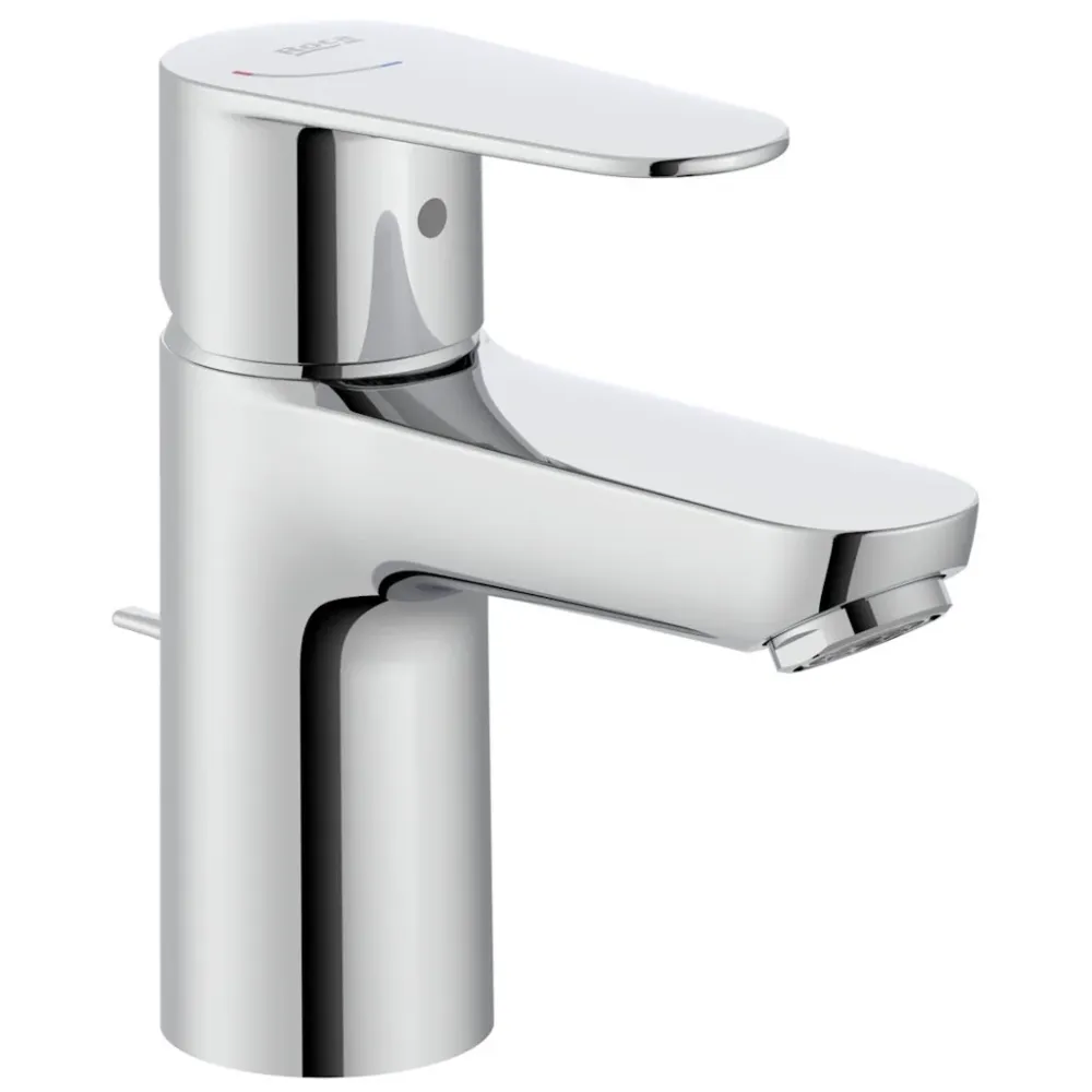 Baterie lavoar Roca Victoria Plus, Cold Start, cu ventil pop-up