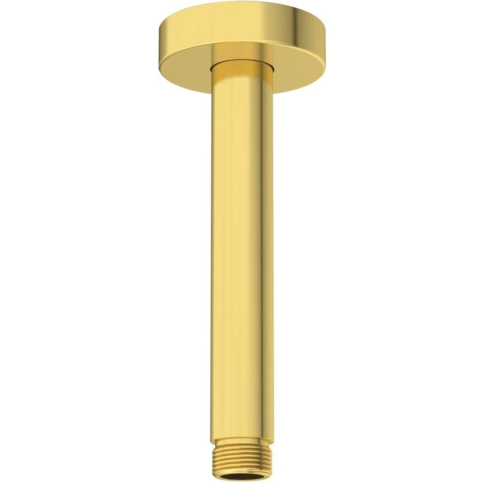 Brat dus fix Ideal Standard IdealRain, montaj pe tavan 15 cm, auriu