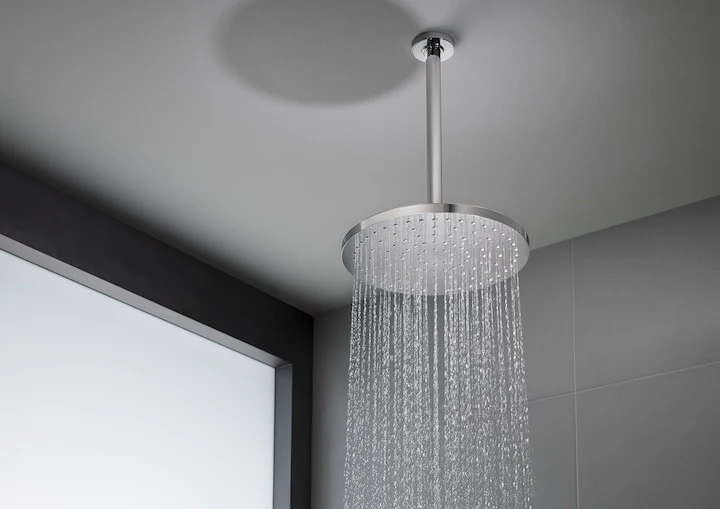 Brat dus fix Roca RainSense, 30 cm, montaj pe tavan