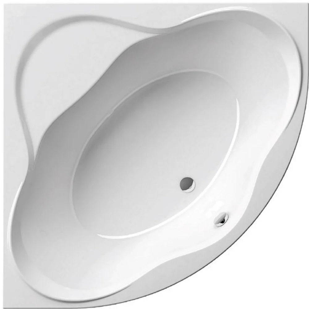 Cada baie pe colt semirotunda Ravak NewDay acril 150x150 cm