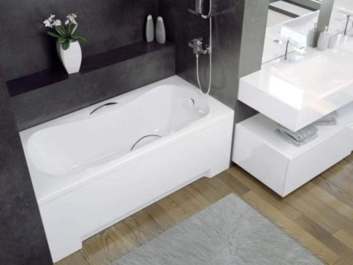Cada baie dreptunghiulara Besco Aria Plus acril 150x70 cm
