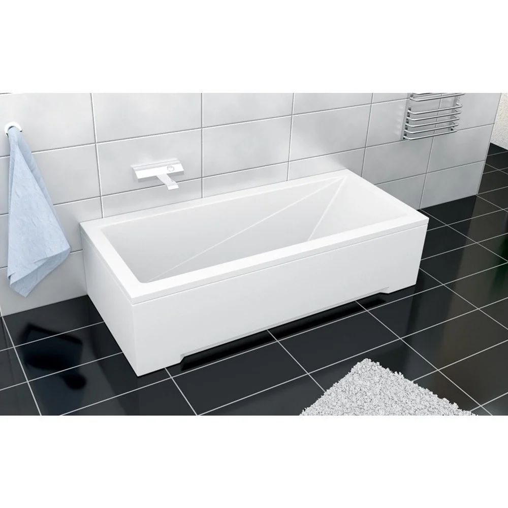 Cada baie dreptunghiulara Besco Modern acril 150x70 cm