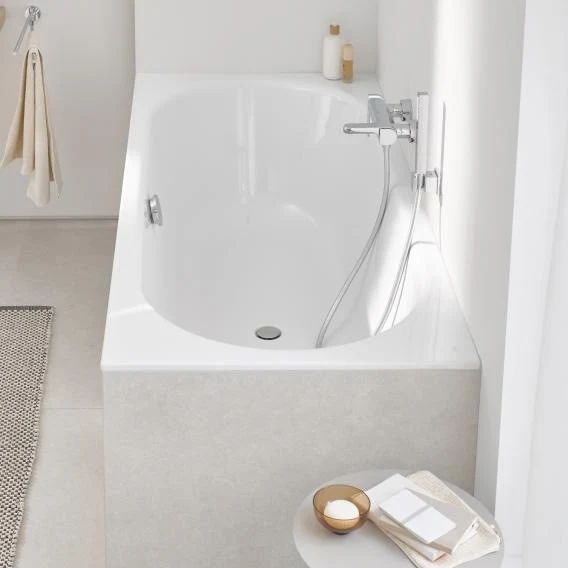 Cada baie dreptunghiulara Grohe Essence otel emailat 180x80 cm