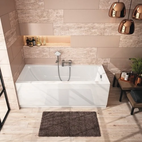 Cada baie dreptunghiulara Ideal Standard Connect Air acril 170x70 cm, set complet