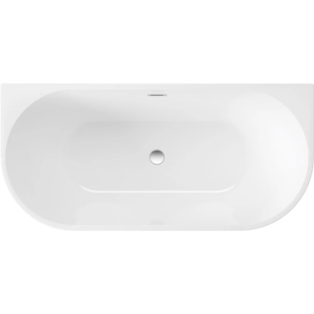 Cada freestanding dreptunghiulara Deante Silia acril 170x75 cm, alb