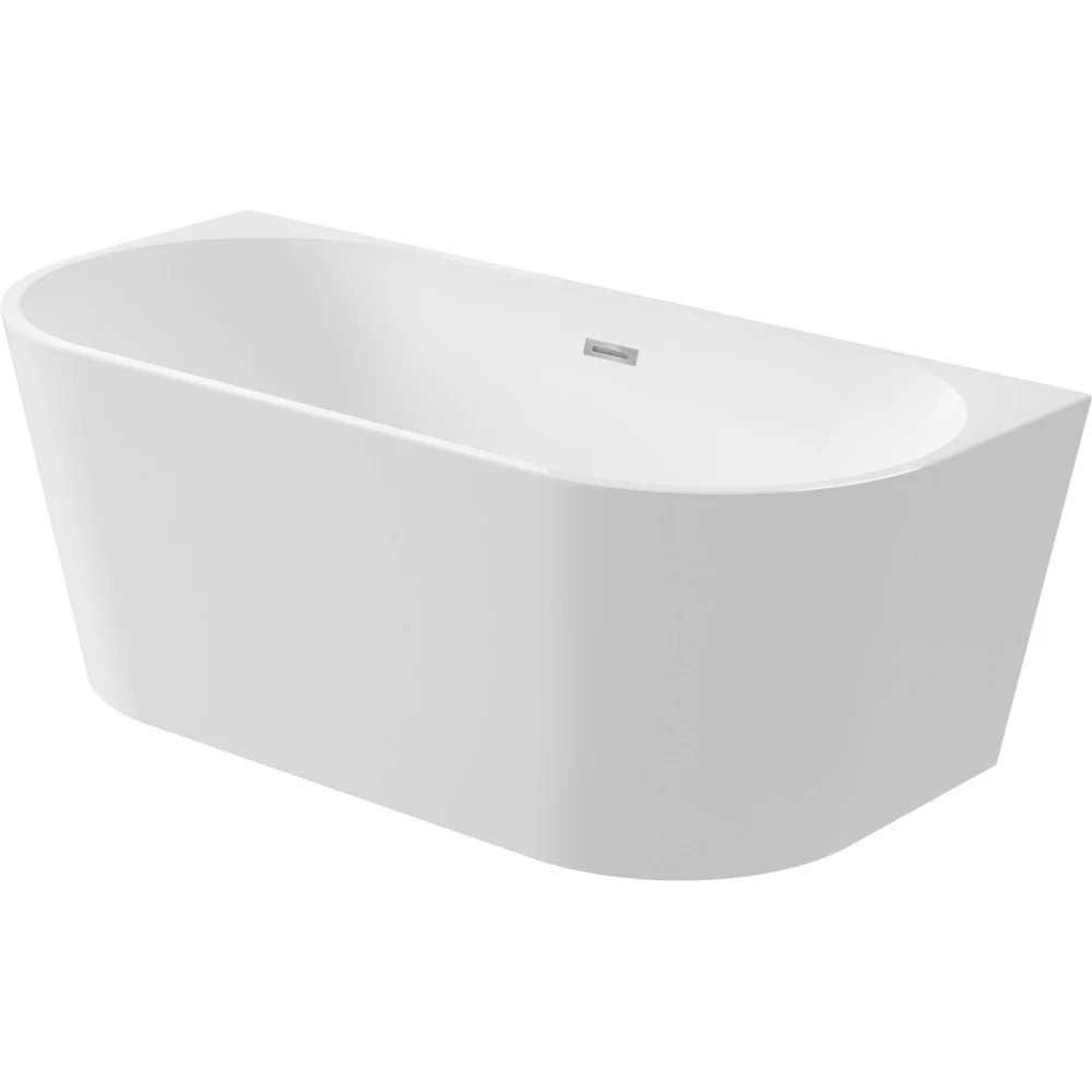 Cada freestanding dreptunghiulara Deante Silia acril 170x75 cm, alb