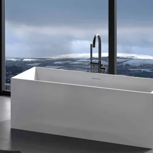 Cada freestanding dreptunghiulara Hatria BT acril 170x74 cm, alb