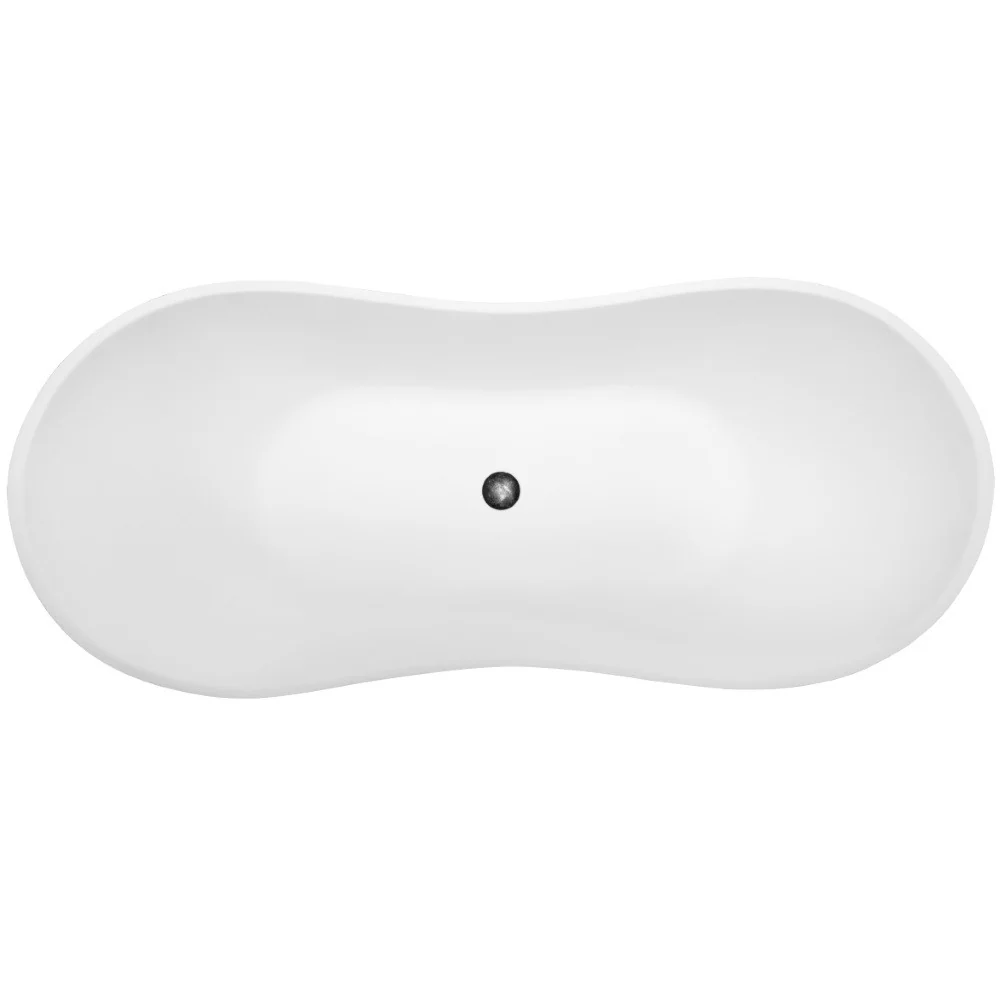 Cada freestanding ovala Besco Viya compozit 160x70 cm