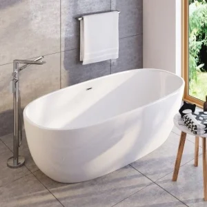 Cada freestanding ovala Deante Alpinia acril 170x80 cm
