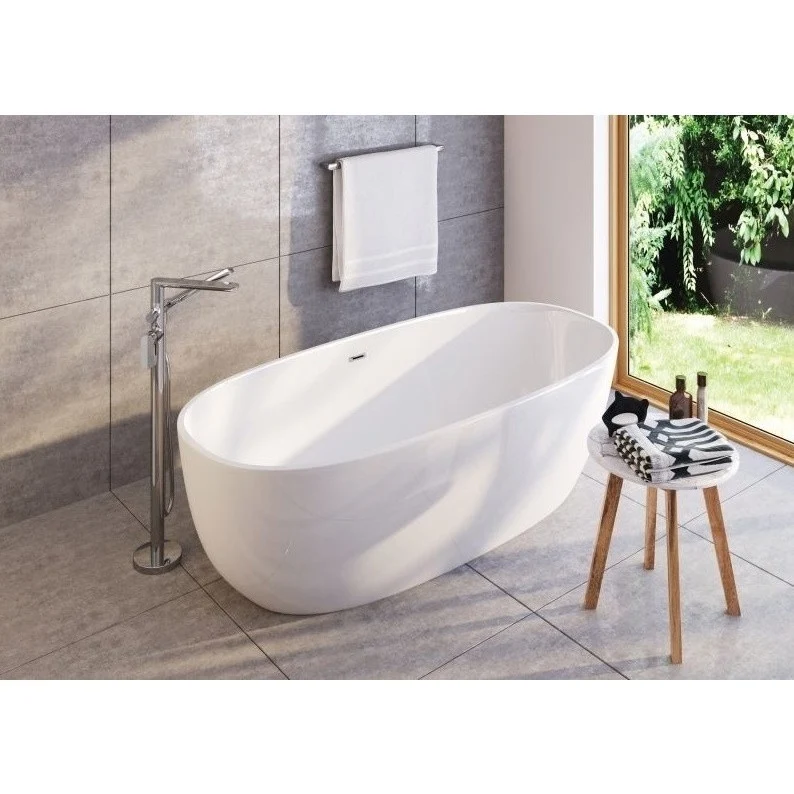 Cada freestanding ovala Deante Alpinia acril 150x72 cm