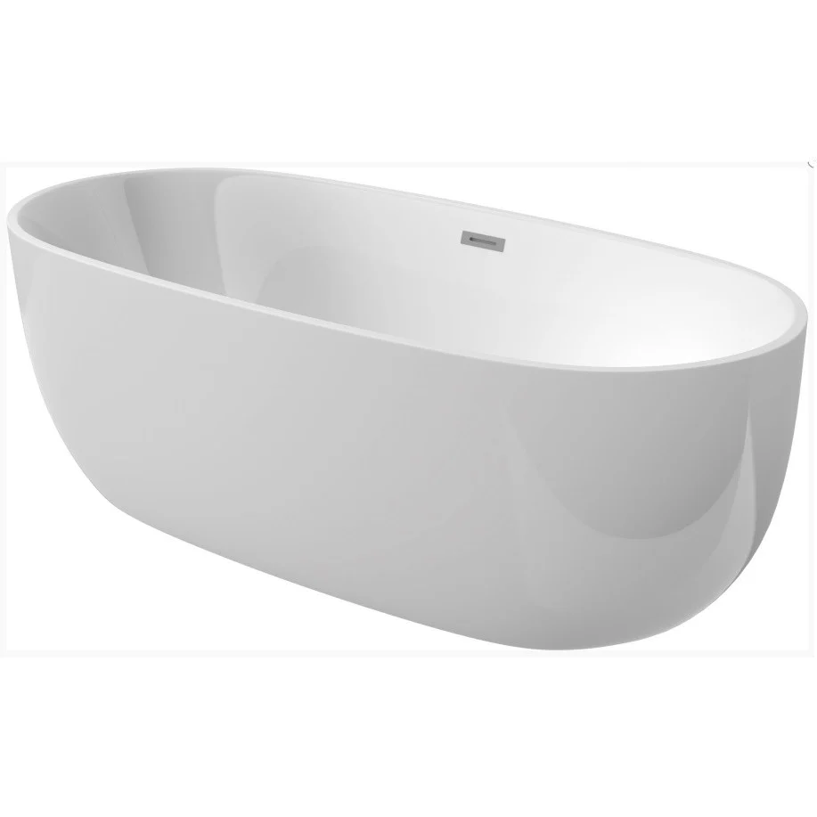 Cada freestanding ovala Deante Alpinia acril 150x72 cm