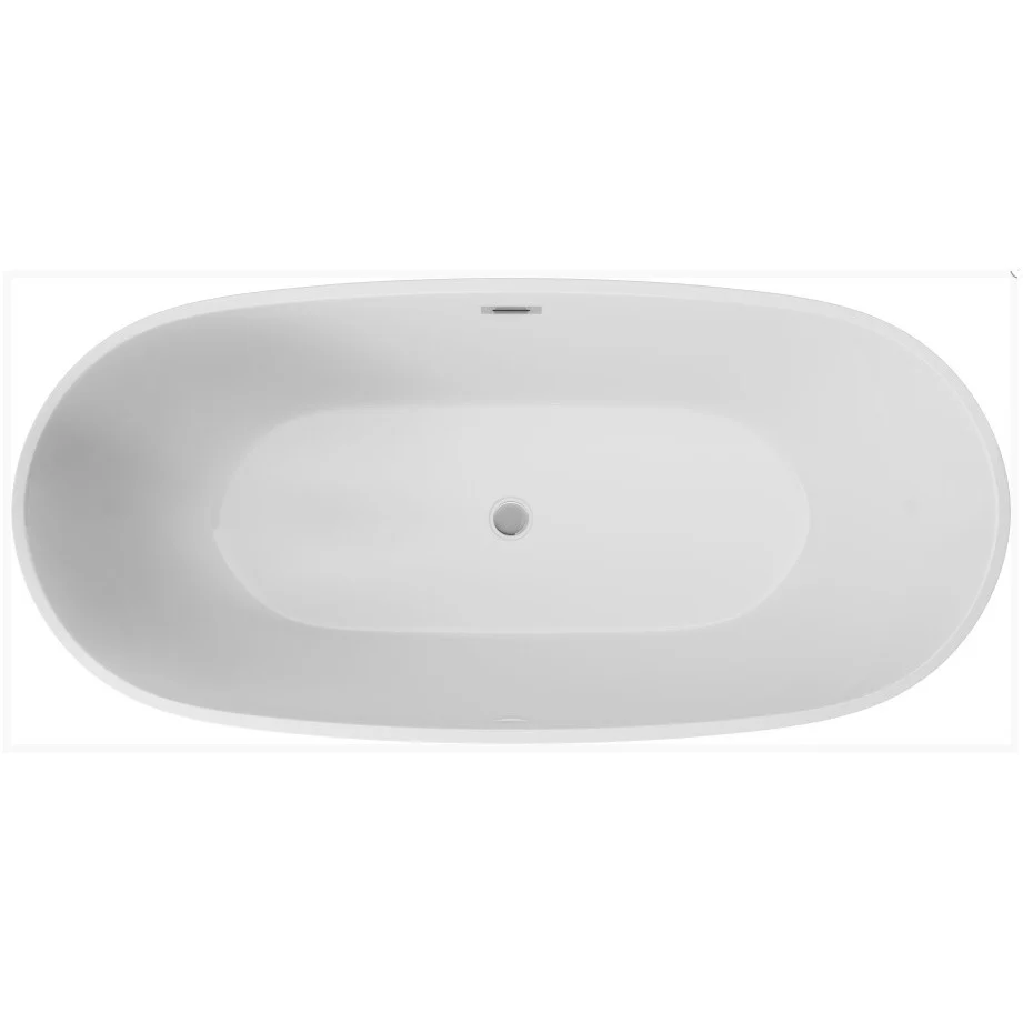 Cada freestanding ovala Deante Alpinia acril 150x72 cm