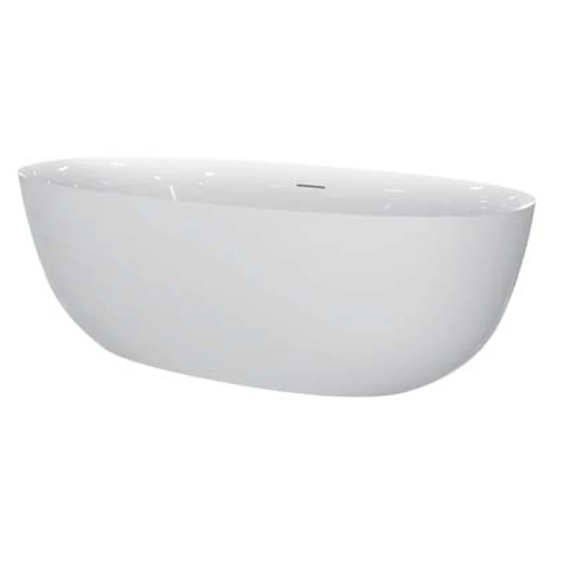 Cada freestanding ovala Florida Aura New acril 170x75 cm, alb