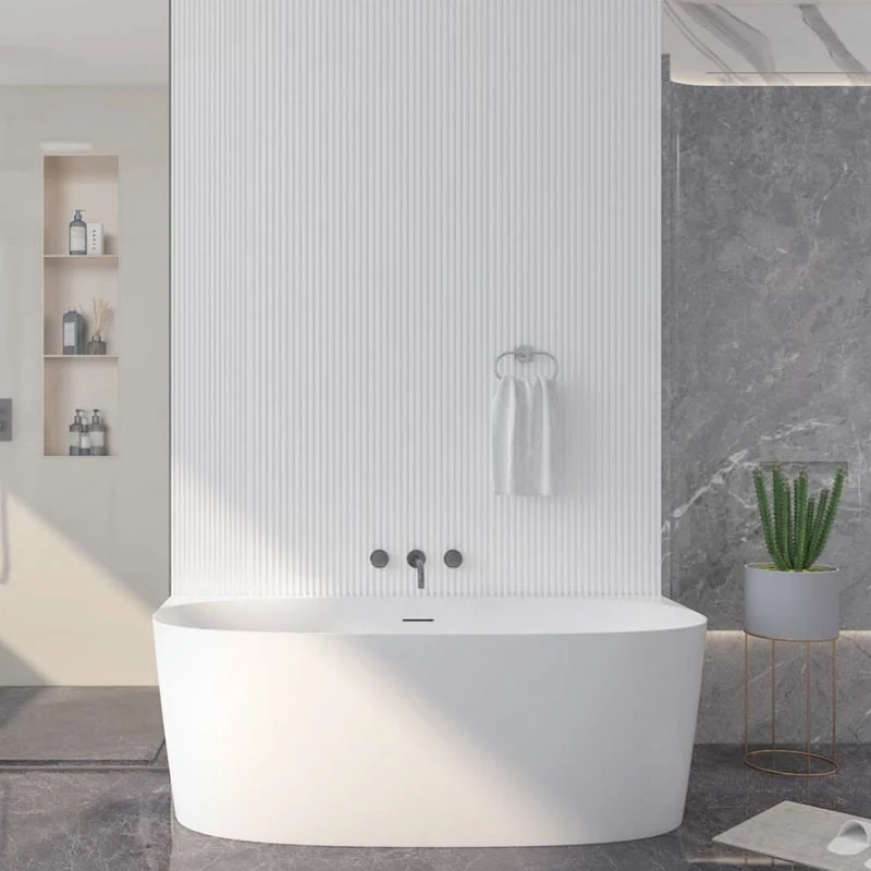 Cada freestanding ovala Florida Beatrice Slim acril 170x80 cm