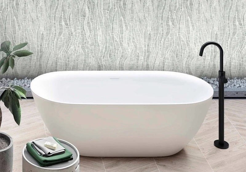 Cada freestanding ovala Hatria BT acril 170x78 cm, alb